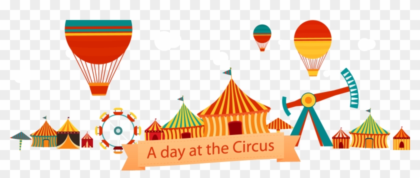 Circus Traveling Carnival Clown Illustration - Circo Retro #1203580