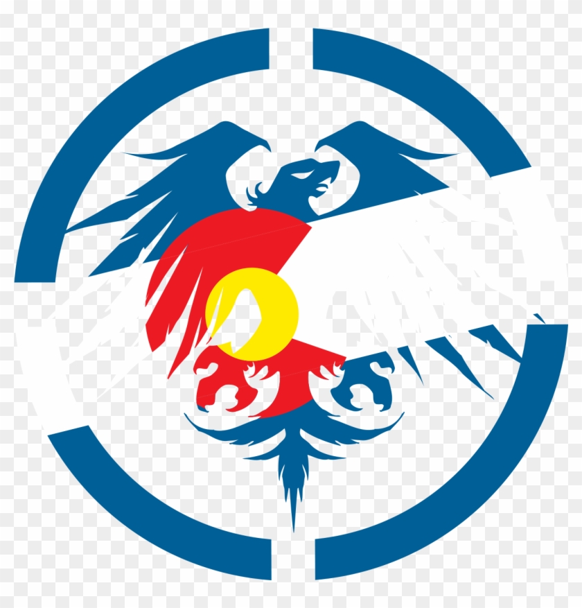 10" Colorado Eagle Die Cut Sticker - Never Summer Snowboards Logo #1203704
