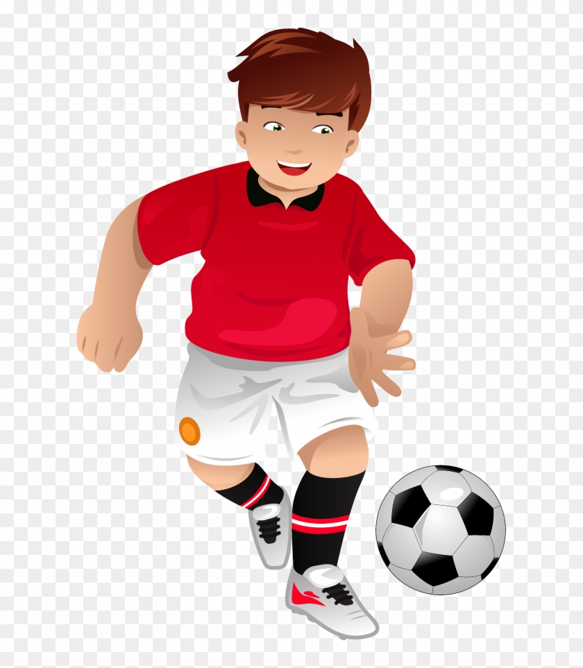 Football Player Drawing - Soccer Players Cartoon Png #1203726