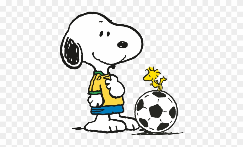 Snoopy And Woodstock Play Soccer - スヌーピー サッカー #1203746