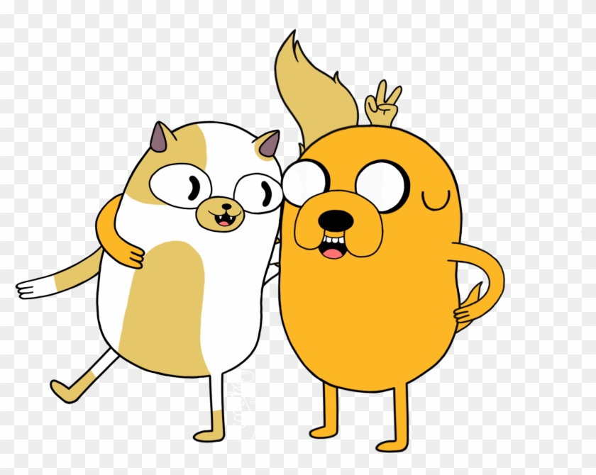 Jake The Dog Drawing Jake Cake Food - Jake And Cake Png #1203761