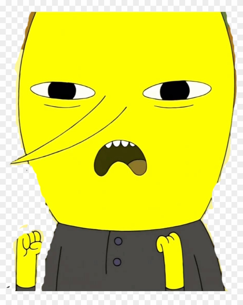 Finn The Human Adventure Time Mine Jake The Dog Lady - Lemongrab Transparent #1203762