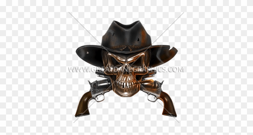 Cowboy Skull - Transparent Skull Cowboy #1203846