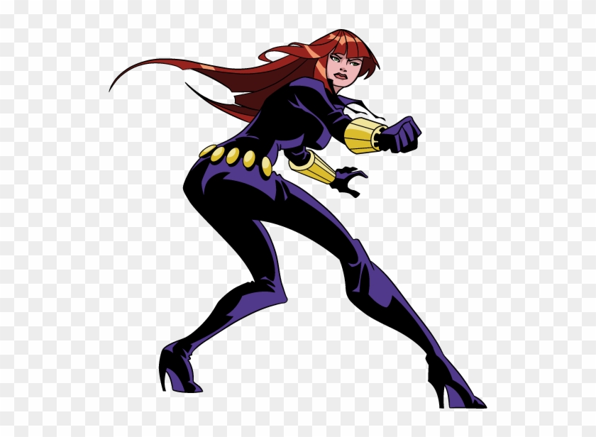 Black Widow Clipart Avengers Earth's Mightiest Heroes - Avengers Earth's Mightiest Heroes Black Widow #1203951