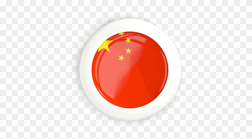 Illustration Of Flag Of China - Circle #1203989