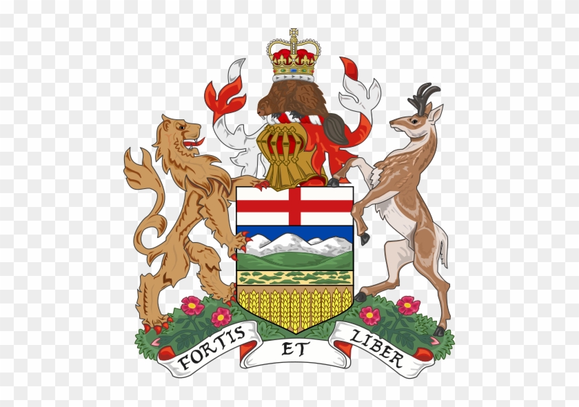 The Province Is Led By A Lieutenant Governor Who Is - Alberta Coat Of Arms #1204057