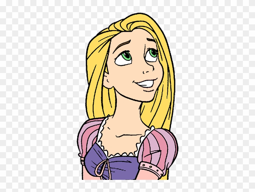 Rapunzel Clip Art Smiling By Hillygon - Tangled Clip Art.