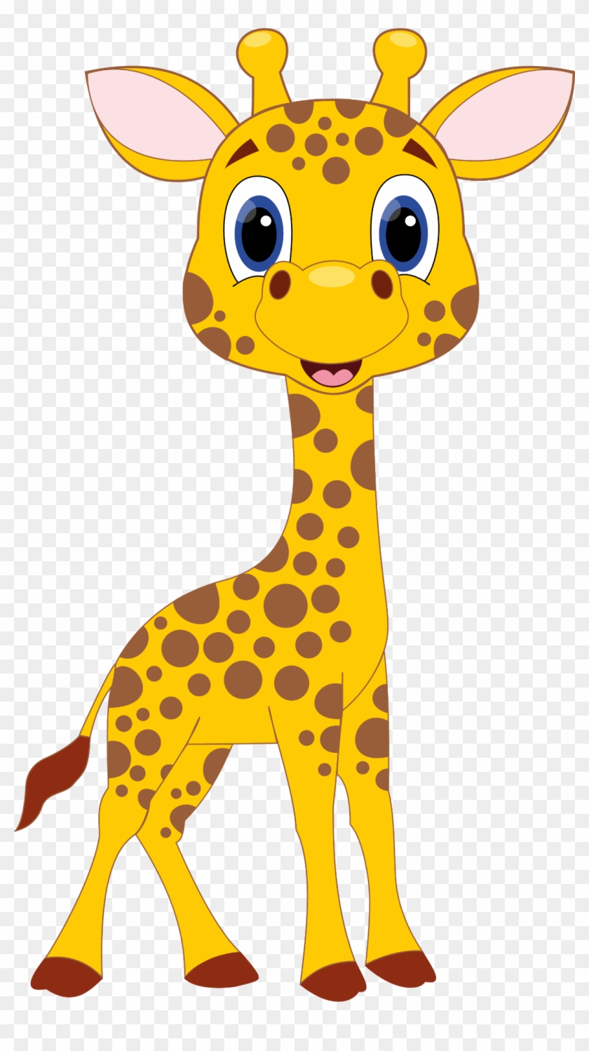 Download Baby Giraffe Cartoon Clipart - sehat