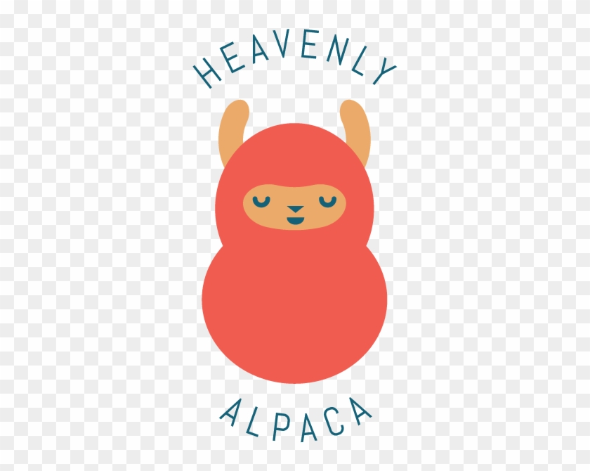 Heavenly Alpaca Logo By Eightdollarwater - Cartoon #1204242