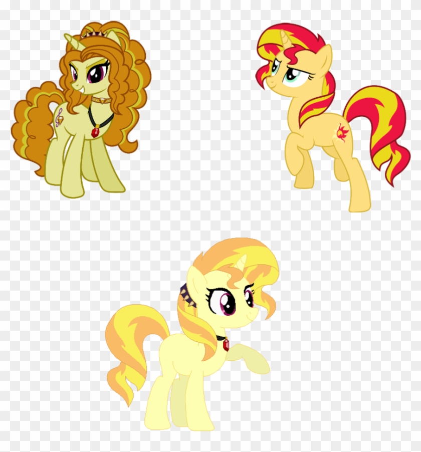 Celeskumaenoshima Mlp Crack Ship Sunset X Adagio Sunrise - Sunset Shimmer Pony Drawing #1204330