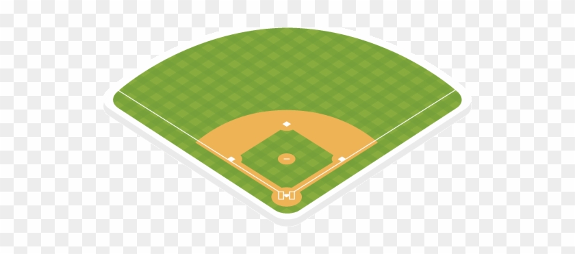 Baseball Diamond Clipart - Umpire Positionning On Bases #1204355