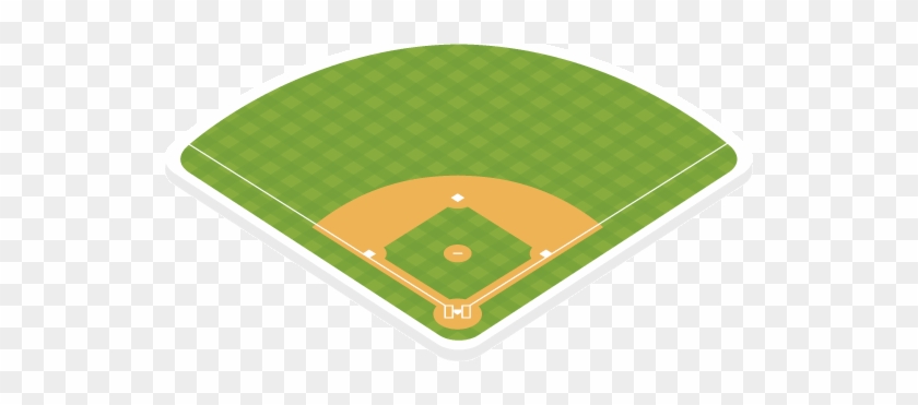 Baseball Diamond Clipart - Umpire Positionning On Bases #1204355