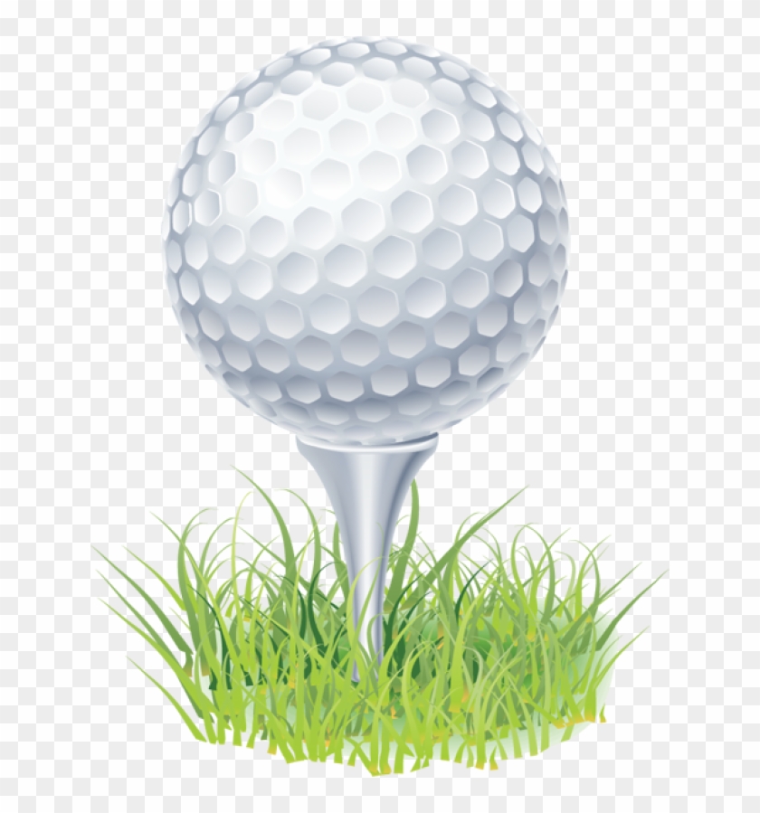 Golf Tee Cliparts - Golf Ball On Tee Png #1204396