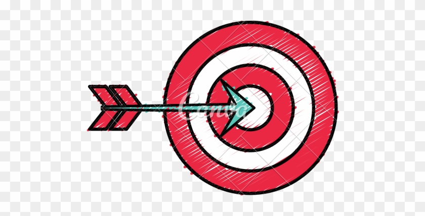 Target With Arrow - Arrow For Target #1204462