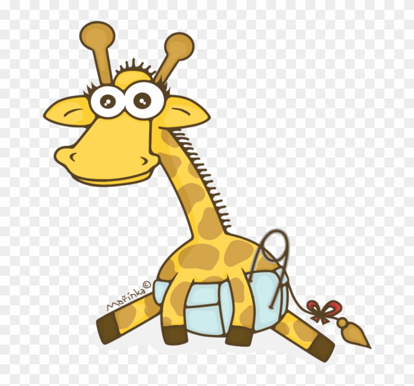 Cute Baby Giraffe Cartoon - Giraffe #1204808
