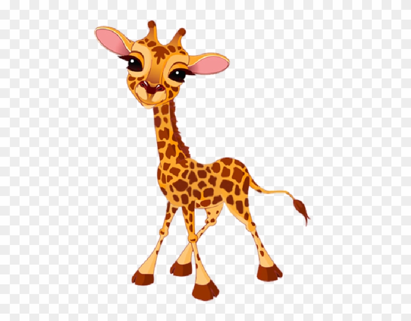 Baby Giraffes Cartoon Clip Art - Giraffe Cartoon Png #1204811