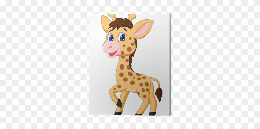 Cute Cartoon Baby Giraffe #1204824