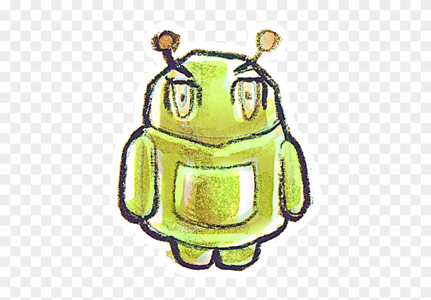 Crayon Android Icon, Png Clipart Image - Android Icon Drawing #1204892