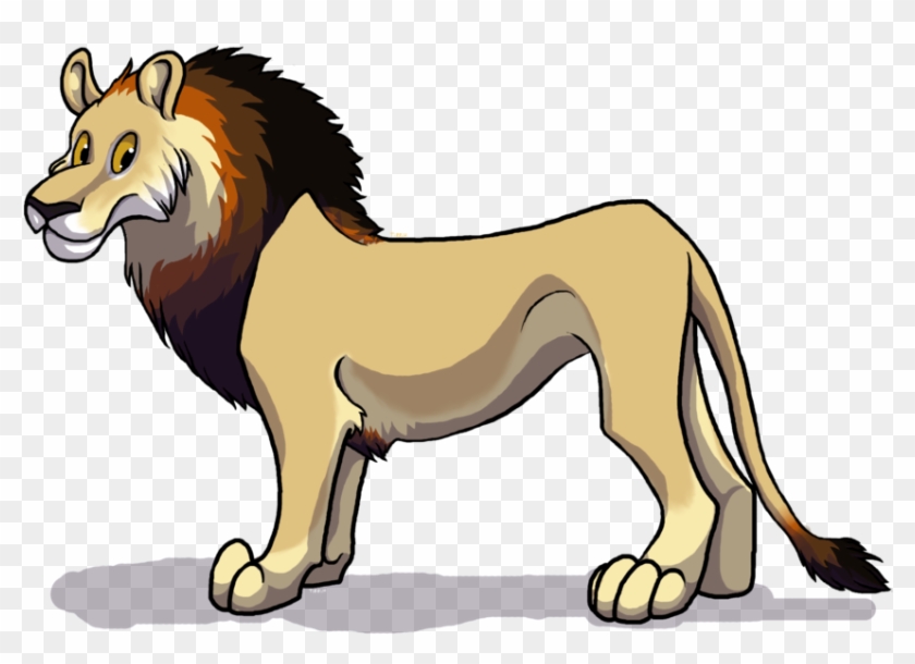 Cartoon Lion By Tirrih On Clipart Library - Masai Lion #1204911