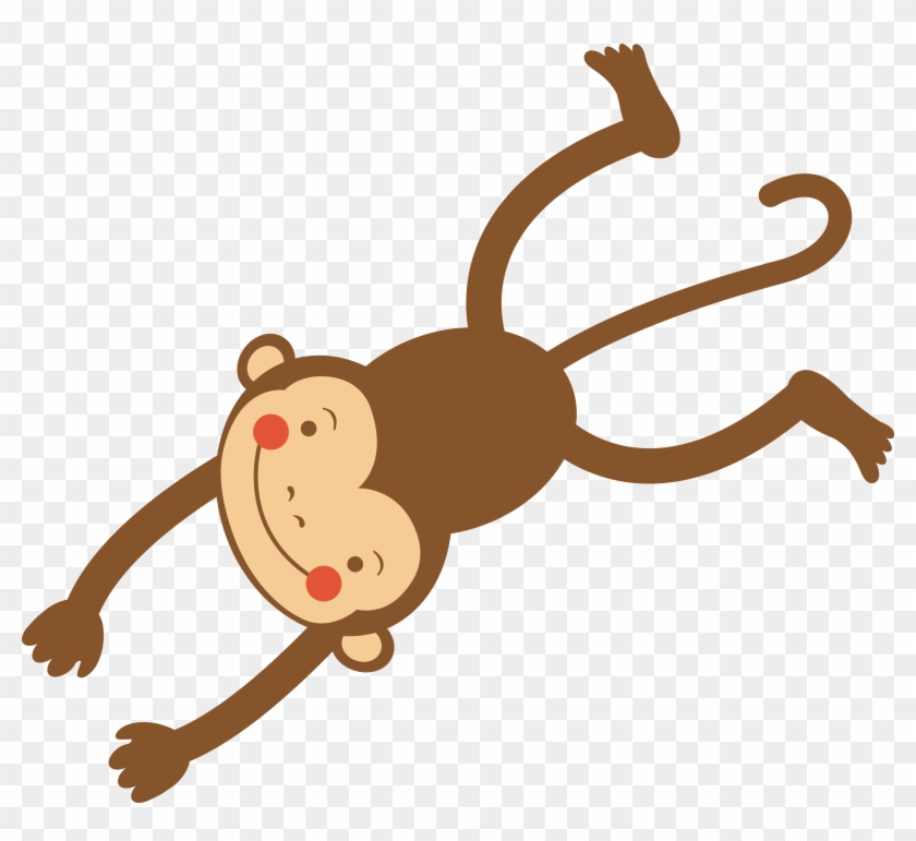 Monkey Cartoon Illustration - Vector Graphics #1204924