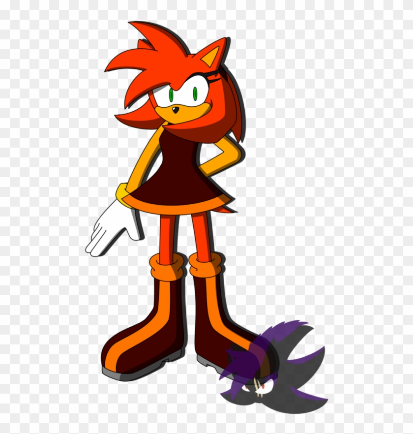 Manga Fox Form Iblis The Flame Amy Rose By Super Layer100 - Cartoon #1205007