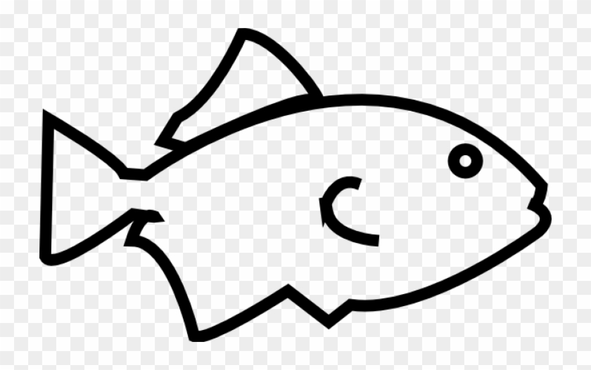 Permalink To Fish Clipart Outline Bird Clipart - Fish Outline Clip Art #1205035