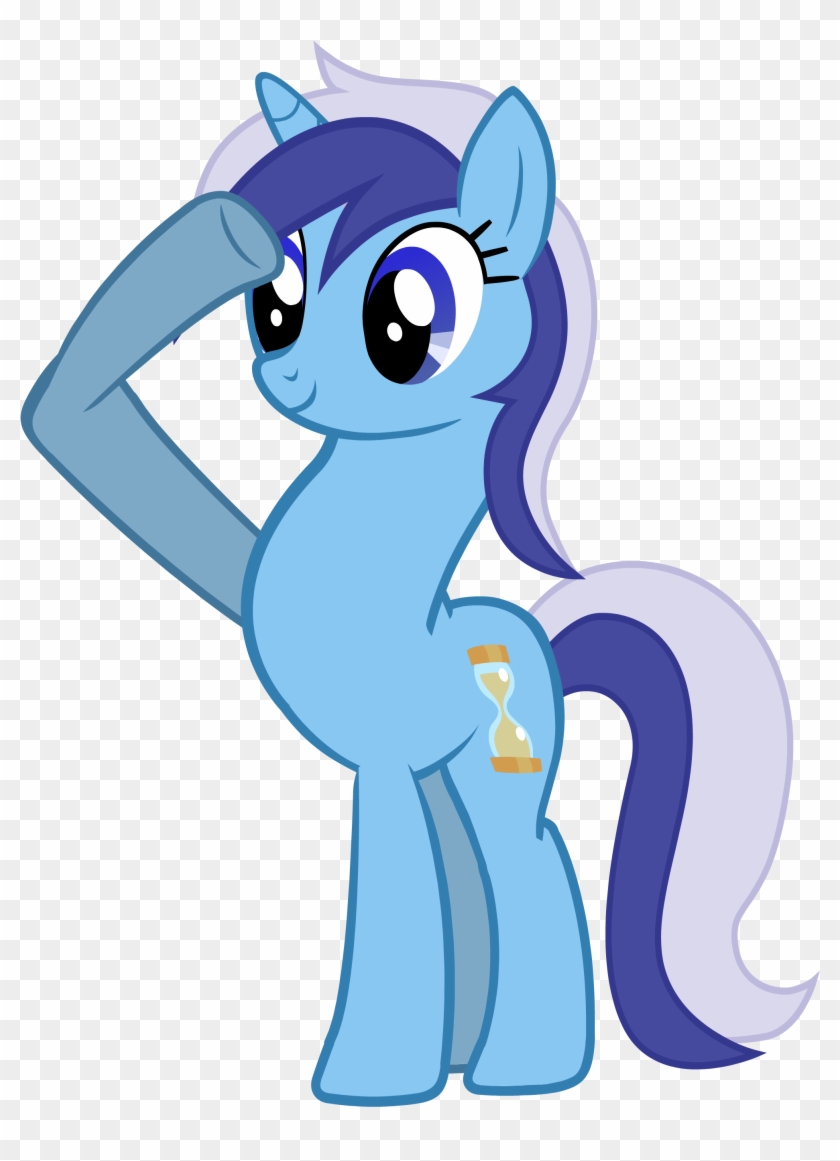 My Little Pony Rainbow Dash Unicornio Alado - Mlp Salute Background Ponies #1205046