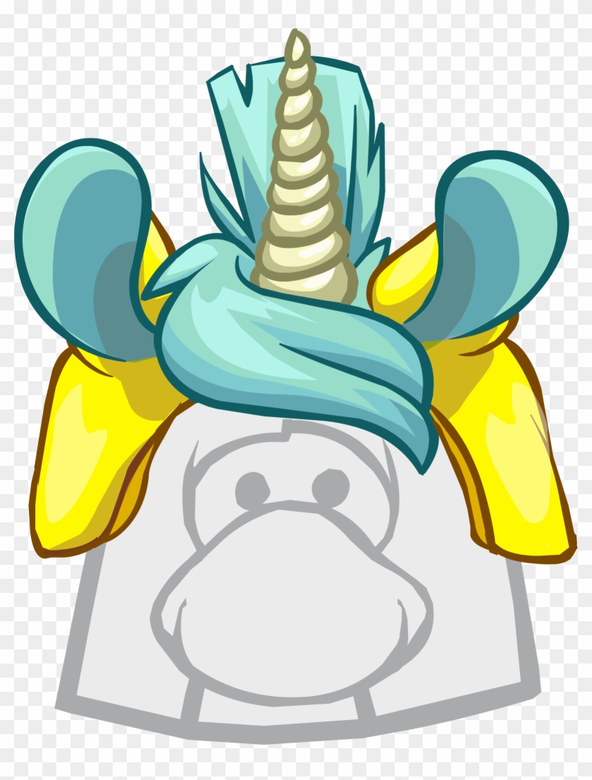 Unicorn Puffle Cap - Leia Buns Clip Art #1205058