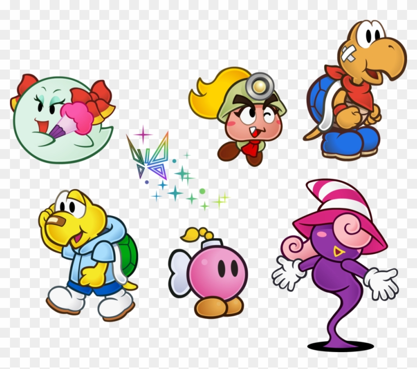 Paper Partners By Doctor-g - Paper Mario The Thousand Year Door Partners Pixel Art #1205117