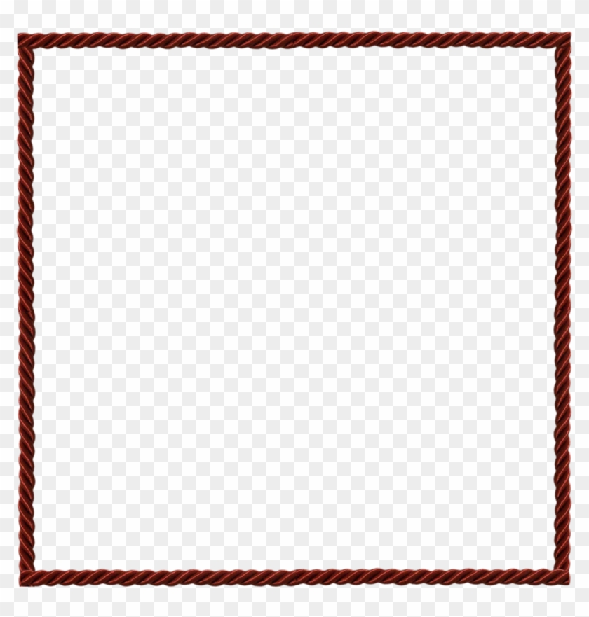 Rope Clip Art - Transparent Clip Art Rope Border #1205134