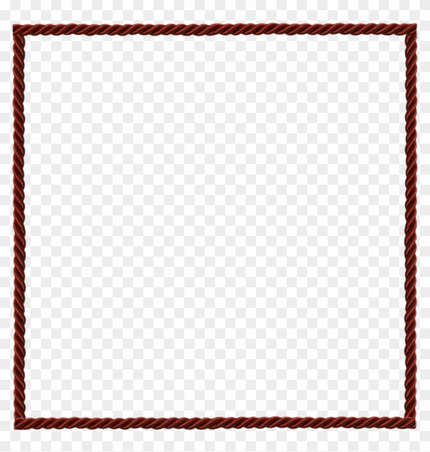 Rope Clip Art - Transparent Clip Art Rope Border #1205134