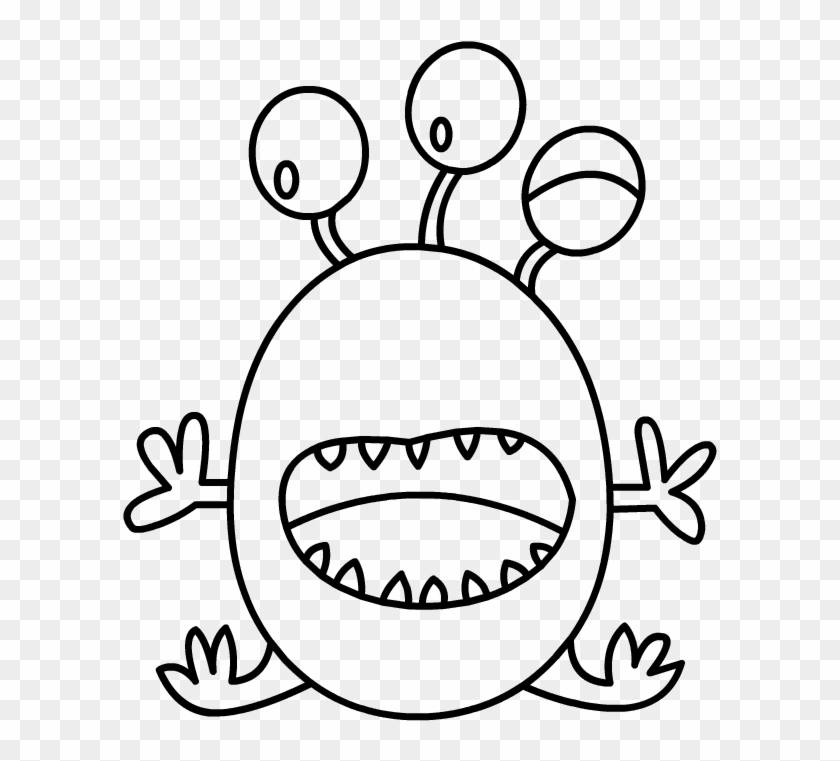 Embroidery Applique - Monsters Kleurplaat #1205269