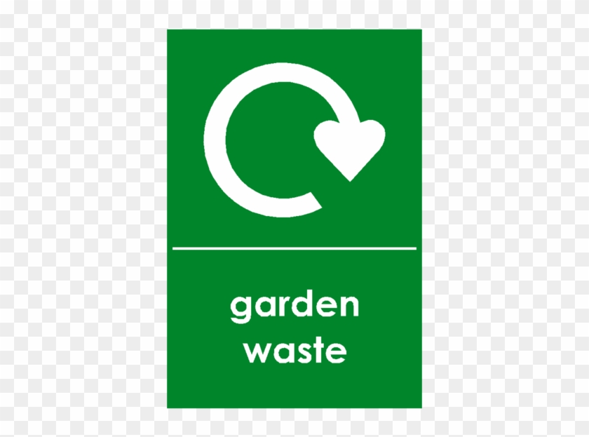 Recycling Garden Waste Sticker - Mixed Recycling Label #1205352