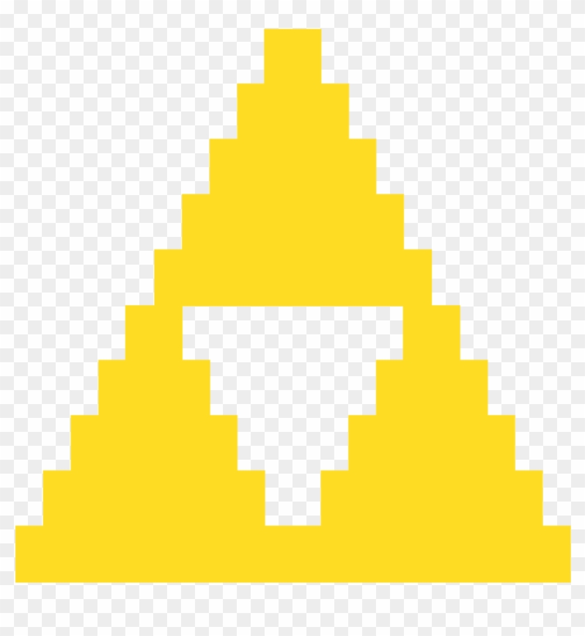 8-bit Triforce By Nathanmarino - Triforce 8 Bit #1205562