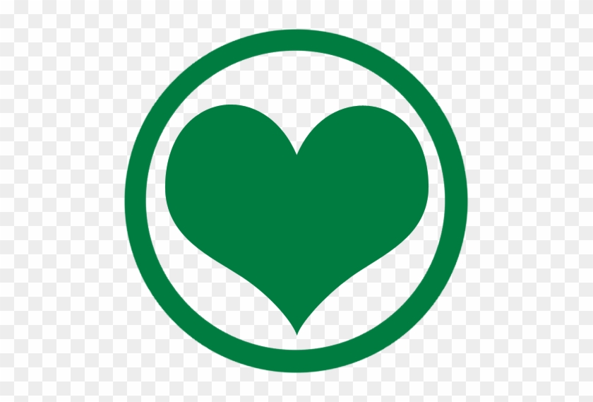 Green Heart In A Circle #1205583