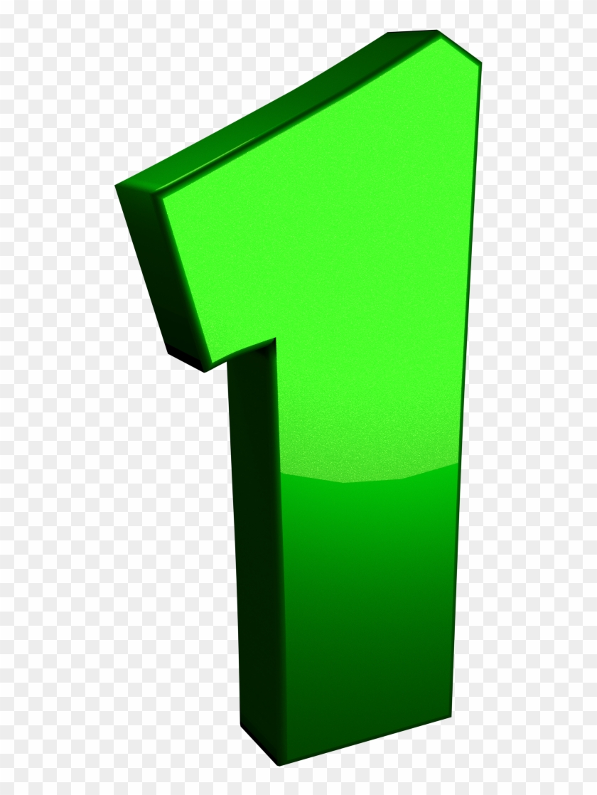 3d One Number Png - Number One 3d Png #1205690