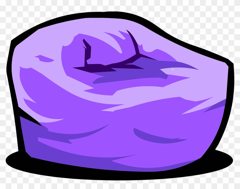 Purple Bean Bag Chair Beautiful Image Purple Beanbag - Bean Bag - Free  Transparent PNG Clipart Images Download
