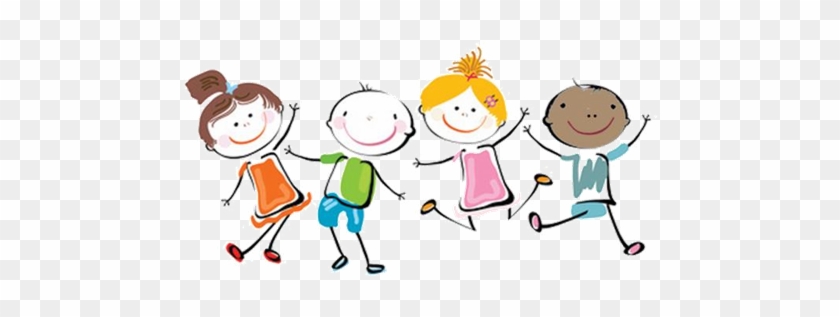 Kindergarten - Happy Children Clipart #1205836