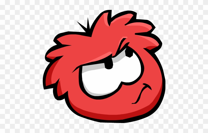 Elegant Treasure Clipart Image Red Puffle Thinking - Thinking Puffle Png #1205837