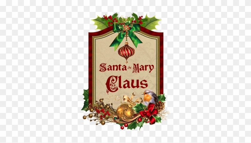 Santa And Mary Claus Logo - Santa Claus #1205907