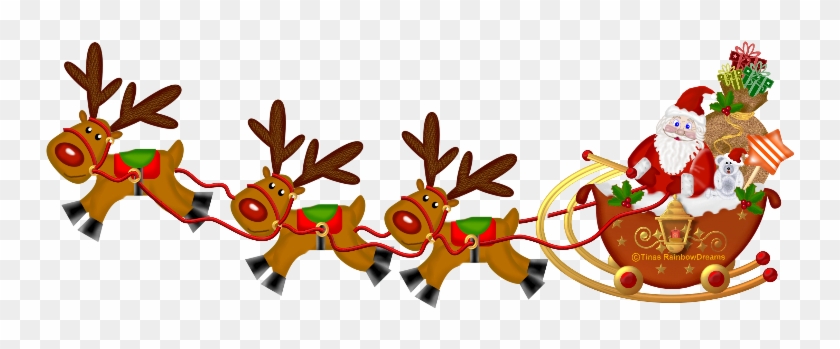 Santa Claus Png Transparent Images - Santa Claus Reindeer Transparent #1205909