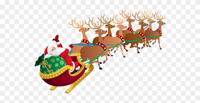Santa Claus And His Reindeers - Santa Claus #1205924