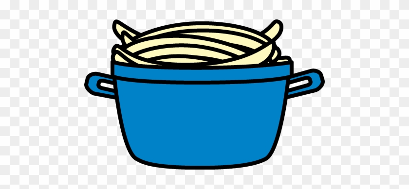 Spaghetti Noodles Clipart Free Download Best Spaghetti - Blue Pot Clip Art #1206029