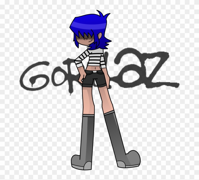 Noodles- Gorillaz By Nichromo221 - Gorillaz Logo Png #1206031