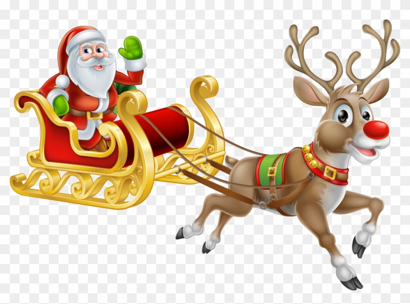 Rudolph Santa Claus Reindeer Christmas - Rudolph Santa Claus Reindeer Christmas #1206043
