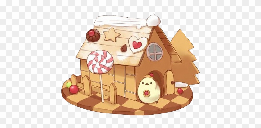 小鸡糖果小木屋 - Kawaii Gingerbread House #1206045