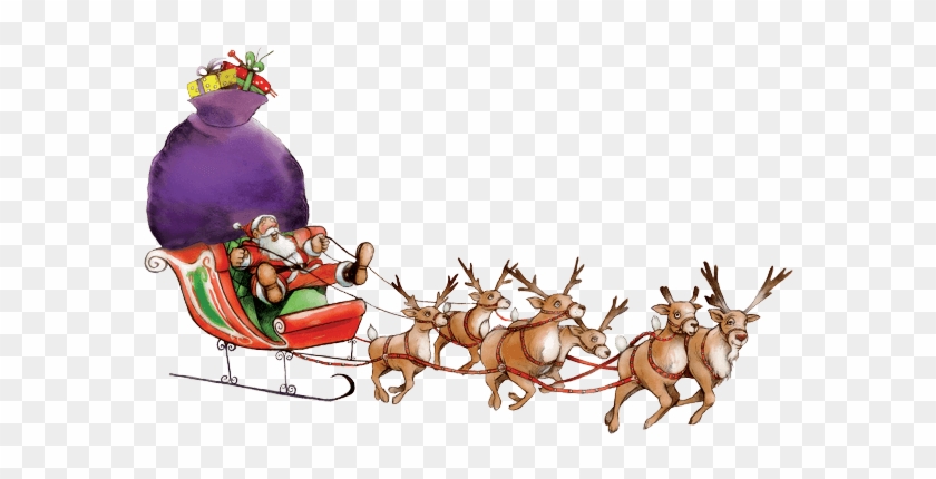 Santa Sleigh Png - Santa Is Coming To My House Personalized Paperback #1206057