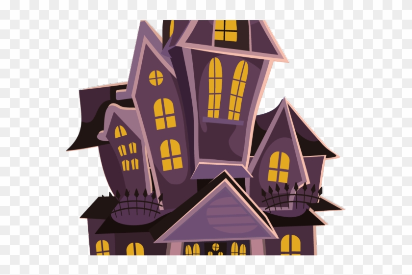 Haunted House Clipart Creative Commons - Haunted House Clip Art #1206140