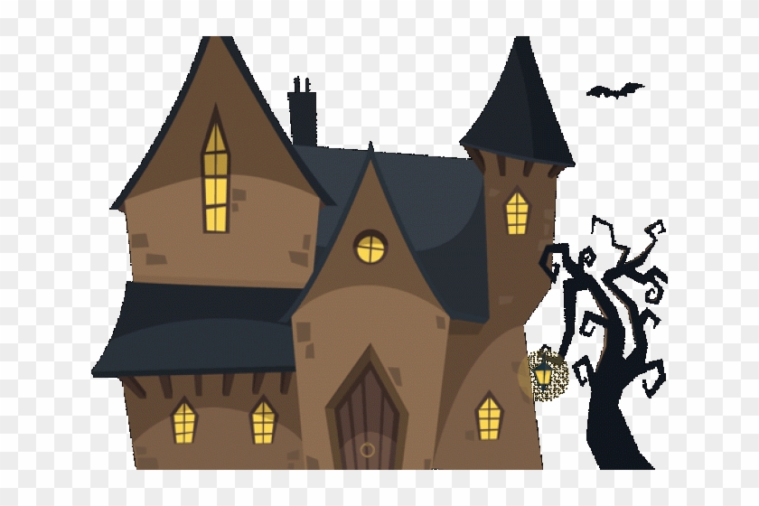 Haunted House Clipart Gothic House - Gothic Animated House #1206147