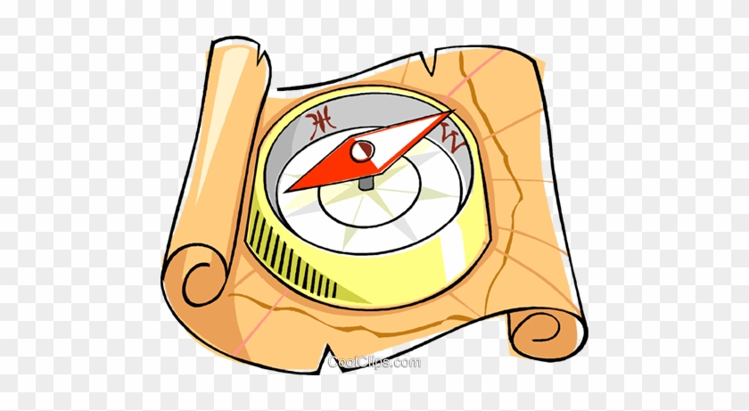 Compass Clipart Transparent Background - Map And Compass Clipart #1206158